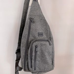 Vera Bradley mini sling backpack - gray